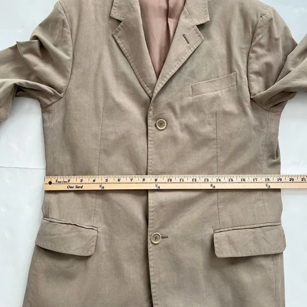 Red Valentino Tan Cotton Blazer Men Size XL/ US42/ IT52